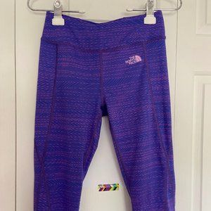 The North Face Capri Leggings | Pink and Purple Stripe